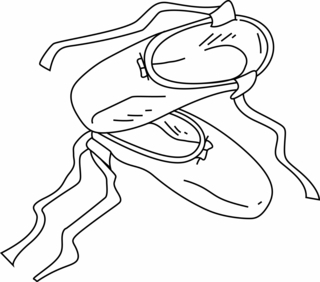 Sport ballerines 01 - Coloriages sport Jeux Olympiques - Coloriages - 10doigts.fr
