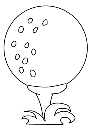 Sport golf 03 - Coloriages sport Jeux Olympiques - Coloriages - 10doigts.fr