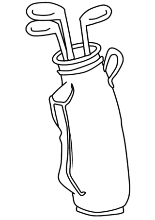 Sport golf 04 - Coloriages sport Jeux Olympiques - Coloriages - 10doigts.fr