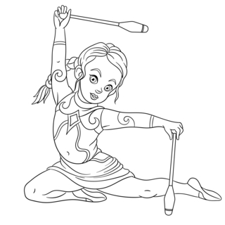 Sport17 - Coloriages sport Jeux Olympiques - Coloriages - 10doigts.fr