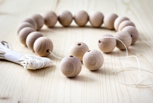 Perles Bois - Matières de perles - 10doigts.fr