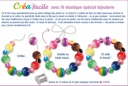 Bracelet numéro de téléphone - Tutos créations de Bijoux – 10doigts.fr - 2