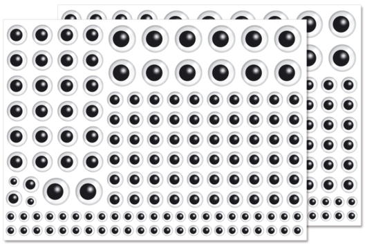 Gommettes yeux, visages et smileys pour des créations pleines d’expression - Gommettes, stickers pour enfant - 10doigts.fr