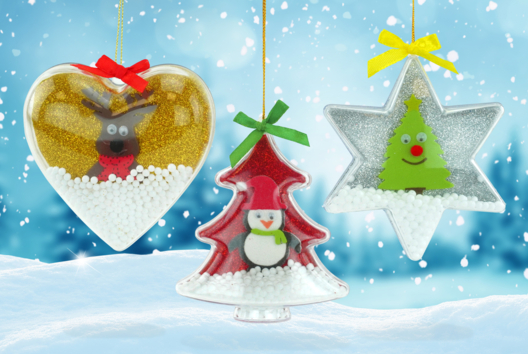 Boules de Noël avec des petits personnages - Décoration du sapin – 10doigts.fr - 2