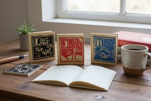 Activite Carnet linogravure - Activités manuelles gravure - 10doigts.fr