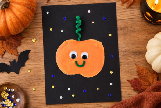 Activité citrouille d'Halloween - Activités manuelles Halloween - 10doigts.fr
