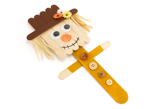 activité enfants automne épouvantail - Activités manuelles Automne - 10doigts.fr - 2