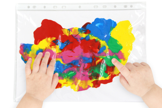 Peinture propre pour bébés et enfants - Tutos Peinture – 10doigts.fr - 2