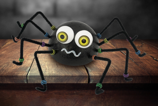 Araignées à gros yeux - Tutos Halloween – 10doigts.fr - 2