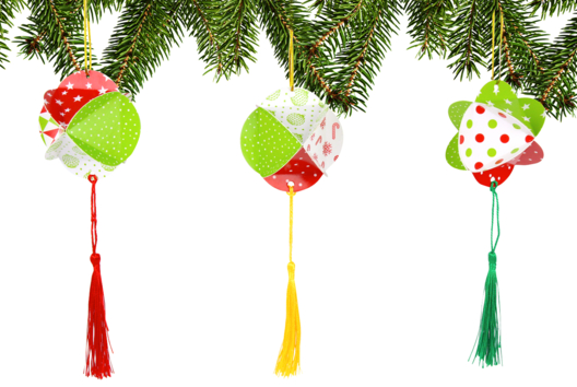 Boules de Noël en papier avec pompons - Tutos Noël – 10doigts.fr - 2