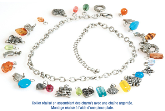 Bracelet ou collier en métal vieilli - Tutos créations de Bijoux – 10doigts.fr - 2