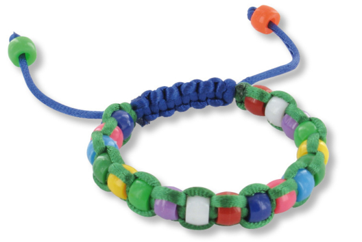 Bracelets Shamballa avec perles en plastique - Tutos Fête des Mères – 10doigts.fr - 2