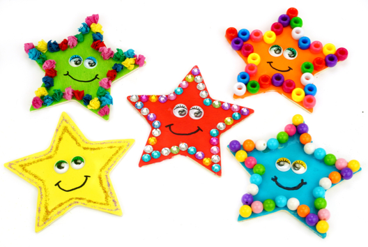 5 idées pour décorer une étoile de mer en bois - Tutos Été – 10doigts.fr - 2