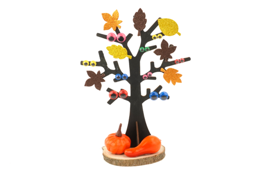 Bricolage Halloween Enfant Arbre Monstres - Activités manuelles Halloween - 10doigts.fr - 2