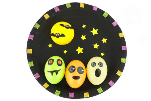 bricolage monstre halloween enfant tableau - Activités manuelles Halloween - 10doigts.fr - 2