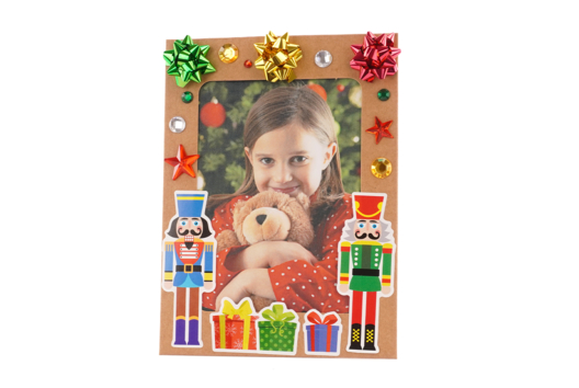 cadre casse noisette - Activités manuelles Noël - 10doigts.fr - 2