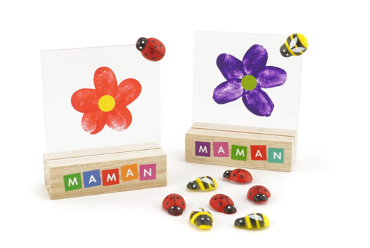 cadre fleur DIY fête des mères - Activités manuelles fête des mères - 10doigts.fr - 2