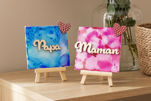 carreau cadeau fête des parents DIY - Activités manuelles Fête des Mères : des idées cadeaux à fabriquer avec amour - 10doigts.fr