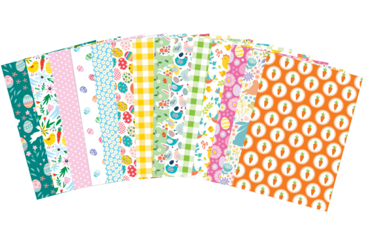 Papiers à motifs - Couleurs de papier - 10doigts.fr