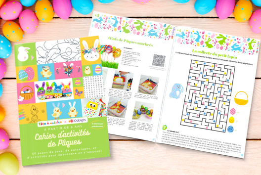 coloriage activite jeu facile enfant gratuit telecharger imprimer - Activités manuelles DIY Pâques - 10doigts.fr