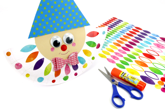 DIY carnaval enfants arlequin - Activités manuelles Carnaval, Mardi gras - 10doigts.fr - 2