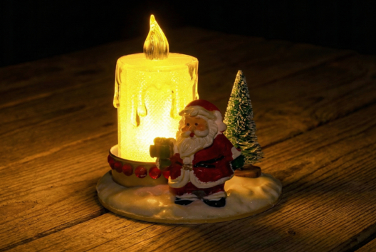 DIY enfants bougie père noël - Activités manuelles bricolages de Noël - 10doigts.fr - 2