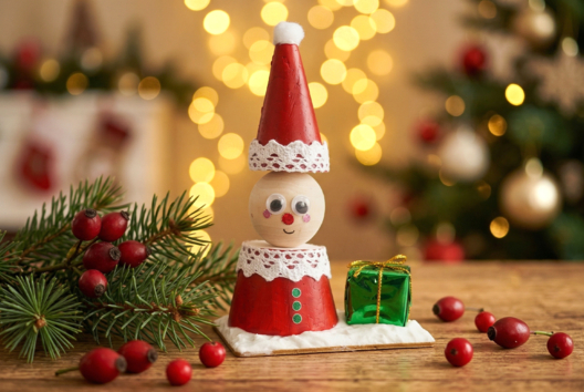 DIY lutin Noël - Activités manuelles personnages de Noël - 10doigts.fr