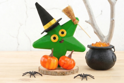 DIY sorcière halloween enfants - Activités manuelles Halloween - 10doigts.fr