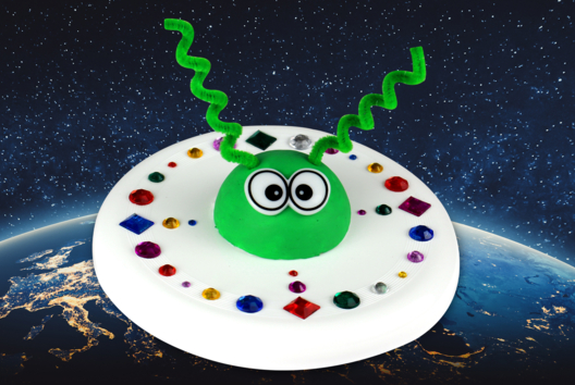 Frisbee de l'espace - Tutos Personnages rigolos - 10doigts.fr