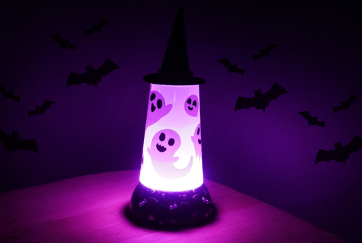 Lampe fantômes - Tutos Halloween - 10doigts.fr