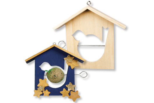 Nichoirs, mangeoires et refuges en bois à décorer - Supports en bois à décorer - 10doigts.fr