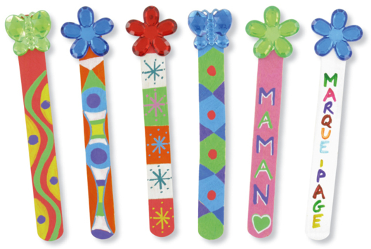 Marque-pages papillons - Tutos Bricolages - 10doigts.fr