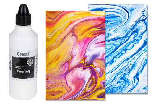 Peinture marbling - Peintures à effets - 10doigts.fr