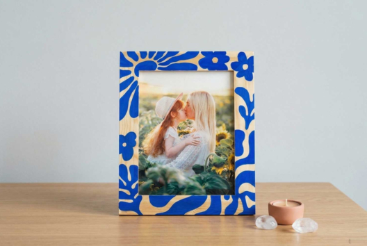 nouveau cadre peinture bleue - Activités manuelles de dessin : des tutos adaptés dès le plus jeune âge - 10doigts.fr