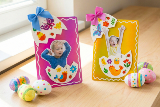 oeuf DIY enfants photo pâques - Activités manuelles DIY Pâques - 10doigts.fr