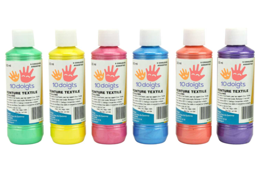 Peinture textile : personnalisez vêtements et accessoires en tissu - Décoration du tissu - 10doigts.fr