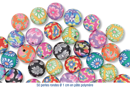 Shamballas avec des perles millefioris - Tutos créations de Bijoux – 10doigts.fr - 2