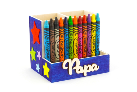 pot à crayons cadeau papa - Activités manuelles fête des pères - 10doigts.fr - 2