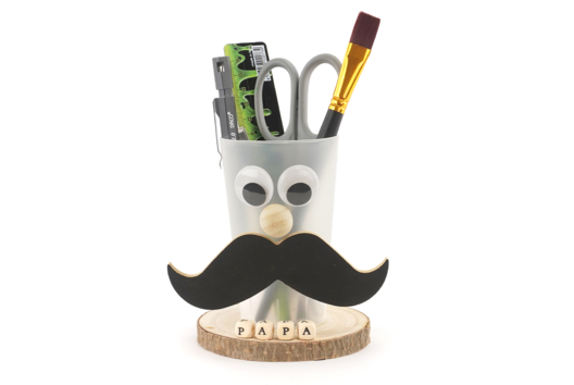 pot crayons fête des pères cadeau enfants - Activités manuelles fête des pères - 10doigts.fr - 2