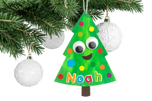 sapin DIY noël enfants - Activités manuelles décorations du sapin de Noël - 10doigts.fr