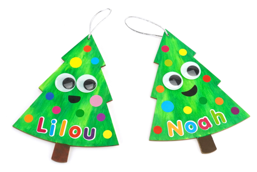 sapin noël DIY enfants - Activités manuelles décorations du sapin de Noël - 10doigts.fr - 2