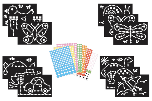 Kits créatifs avec gommettes : le plein d’idées pour les petits artistes - Gommettes, stickers pour enfant - 10doigts.fr