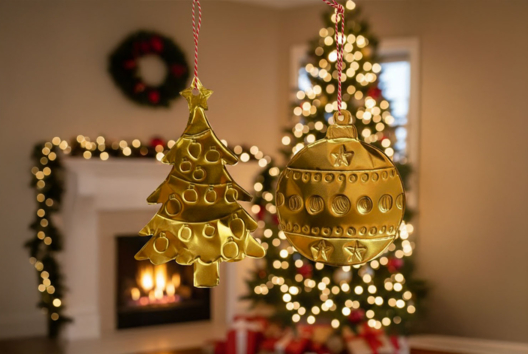 suspension de noel en metal à repousser - Activités manuelles Noël - 10doigts.fr - 2