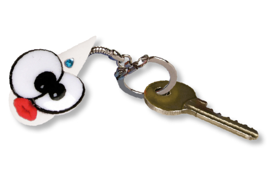 Fabriquer un porte-clefs oiseau avec de la pâte à modeler - Tutos Porte-clés - 10doigts.fr