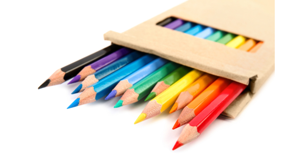 Maxi crayons cire couleurs du monde - Pot de 60 - Crayons cire