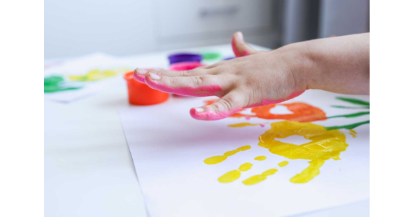 Kit de 12 tube peinture au doigt bleu lavable pour enfant non toxique