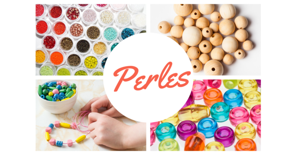 Perles en plastique pastel - 300 perles - Perles Couleurs Opaques - 10  Doigts