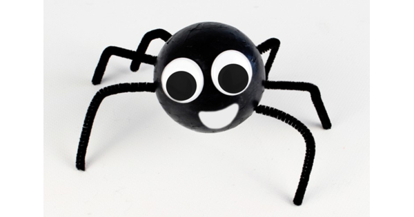 Araignée d'Halloween - Tutos Halloween - 10 Doigts
