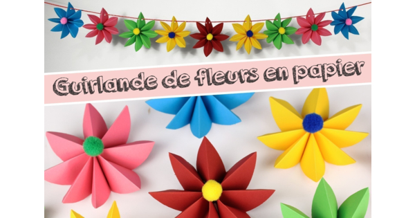 Fleurs en papier pour emballage personnalisé, diy et tuto. - GRAME