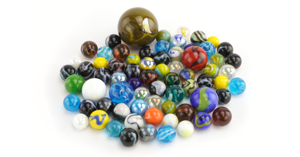 Mesbilles 500 G De Galets En Verre – Vert Loupe 28 Mm, Billes Plates Décoratives De 30 Mm